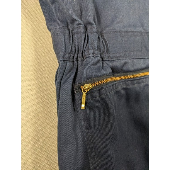 Vintage 2XL Tall Insulated Walls Mens Coveralls Blizzard Pruf Chest 50-52 Blue - Picture 13 of 15